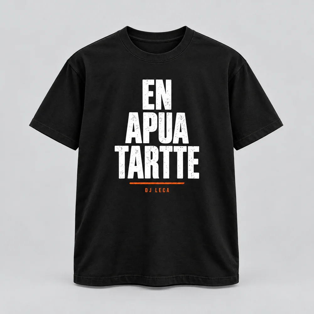 En apua tartte – T-paita, suunnittelukuva
